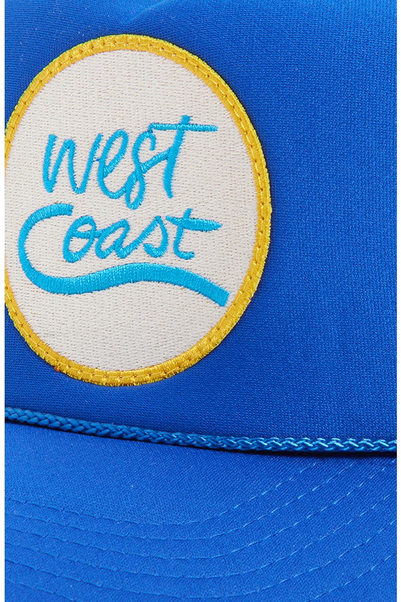 West Coast Trucker Hat, Alternate, color, BLUE
