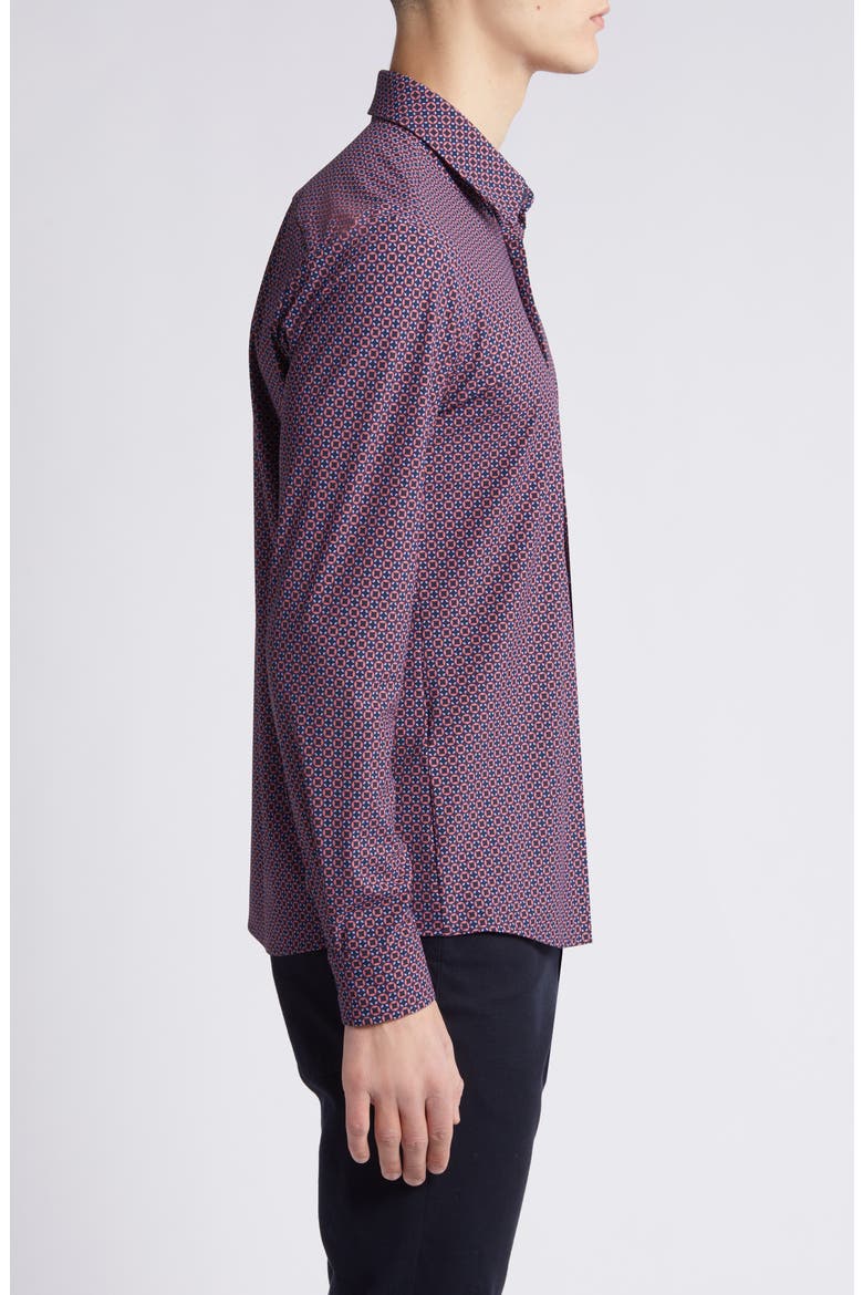 Roan Ken Short Sleeve Button-Up Shirt, Alternate, color, OPEN RD