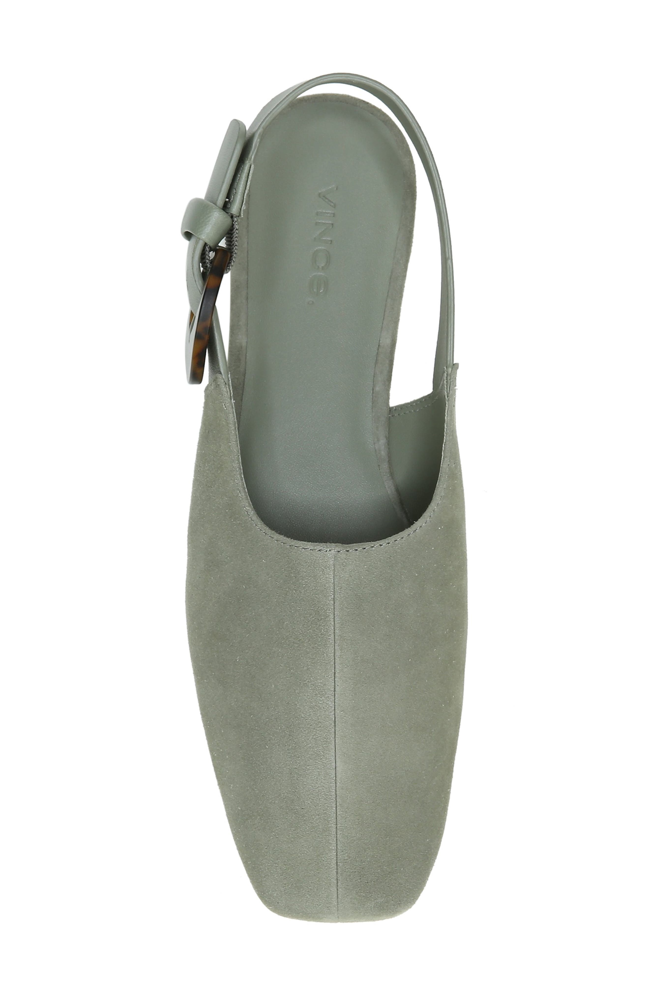 Cadot Slingback Flat, Alternate, color, WHITE SAGE