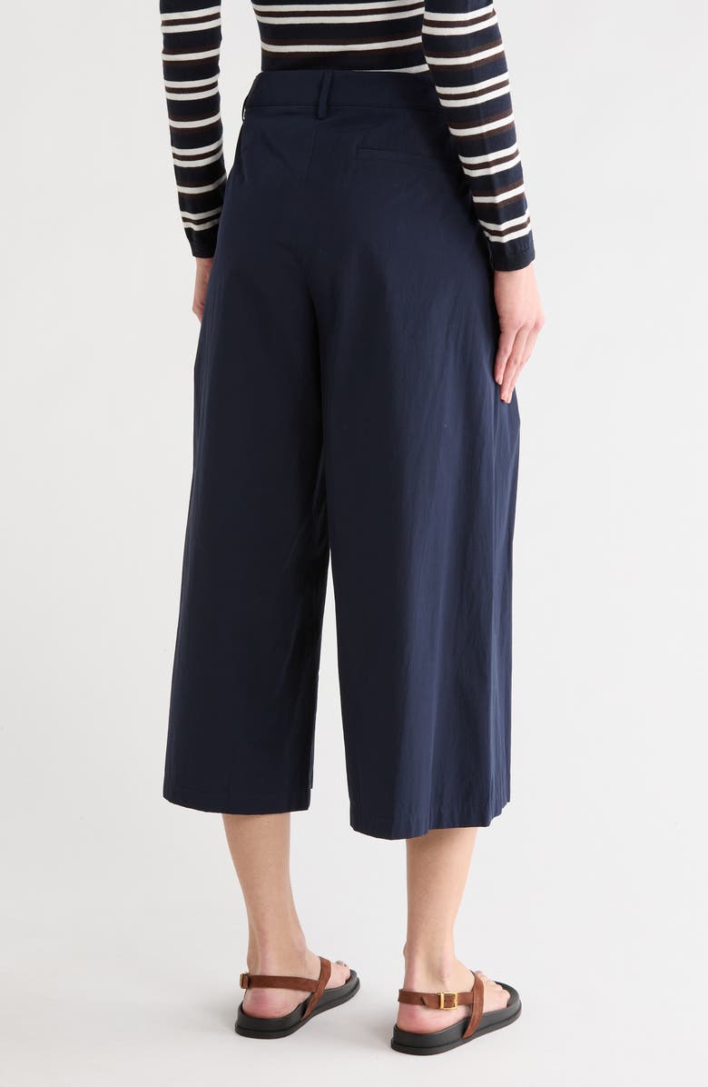 TWP Didi Crop Wide Leg Pants, Alternate, color, Midnight