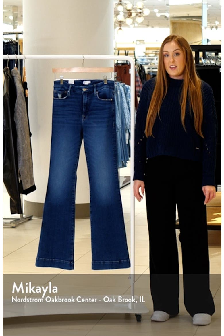 Good Legs High Waist V-Back Flare Jeans video