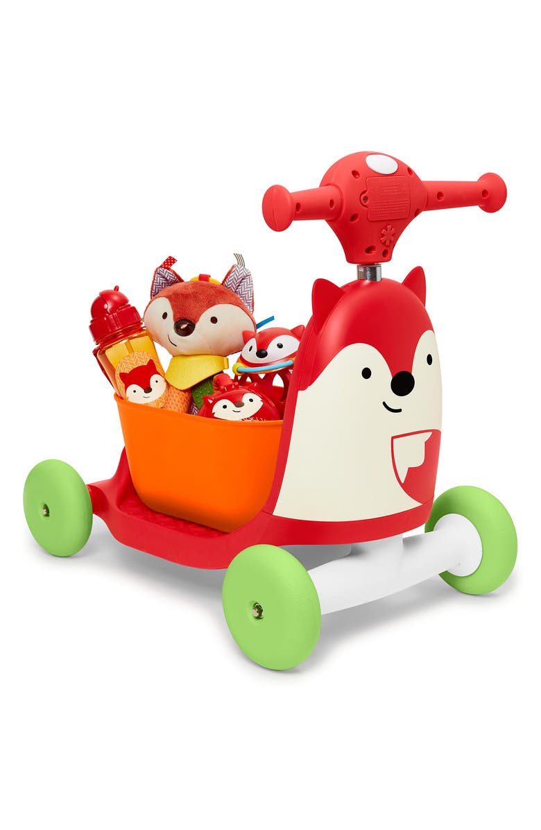 Skip Hop Zoo 3-In-1 Ride-On Fox Scooter, Alternate, color,