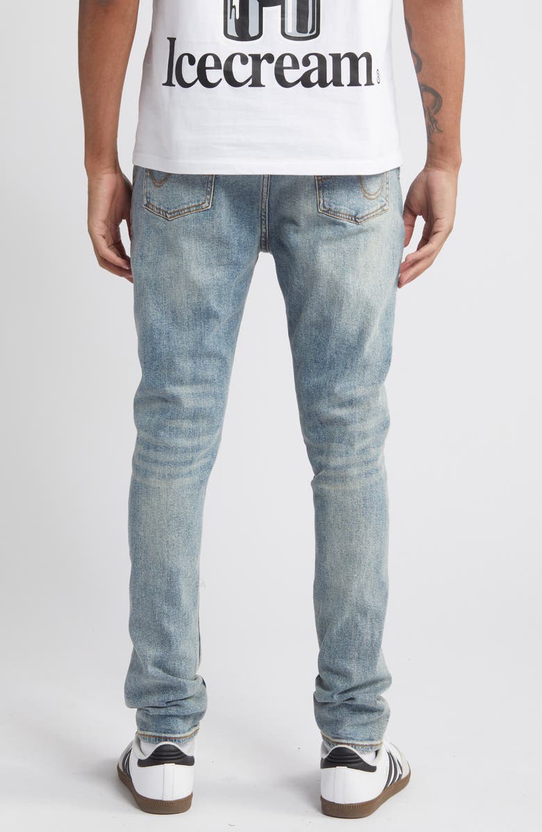 ICECREAM Running Dog Chocolate Fit Distressed Skinny Jeans, Alternate, color, 