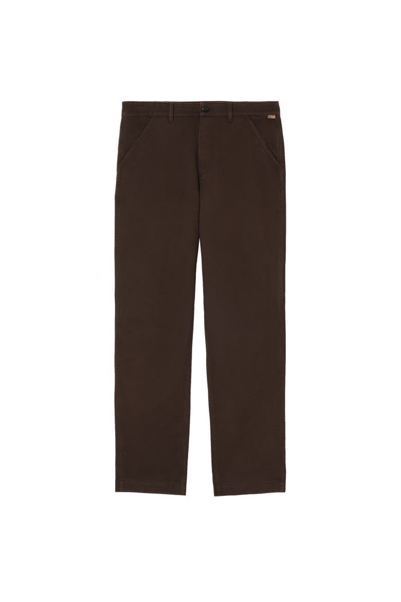 Cotton Twill Chinos, Alternate, color, Clove brown