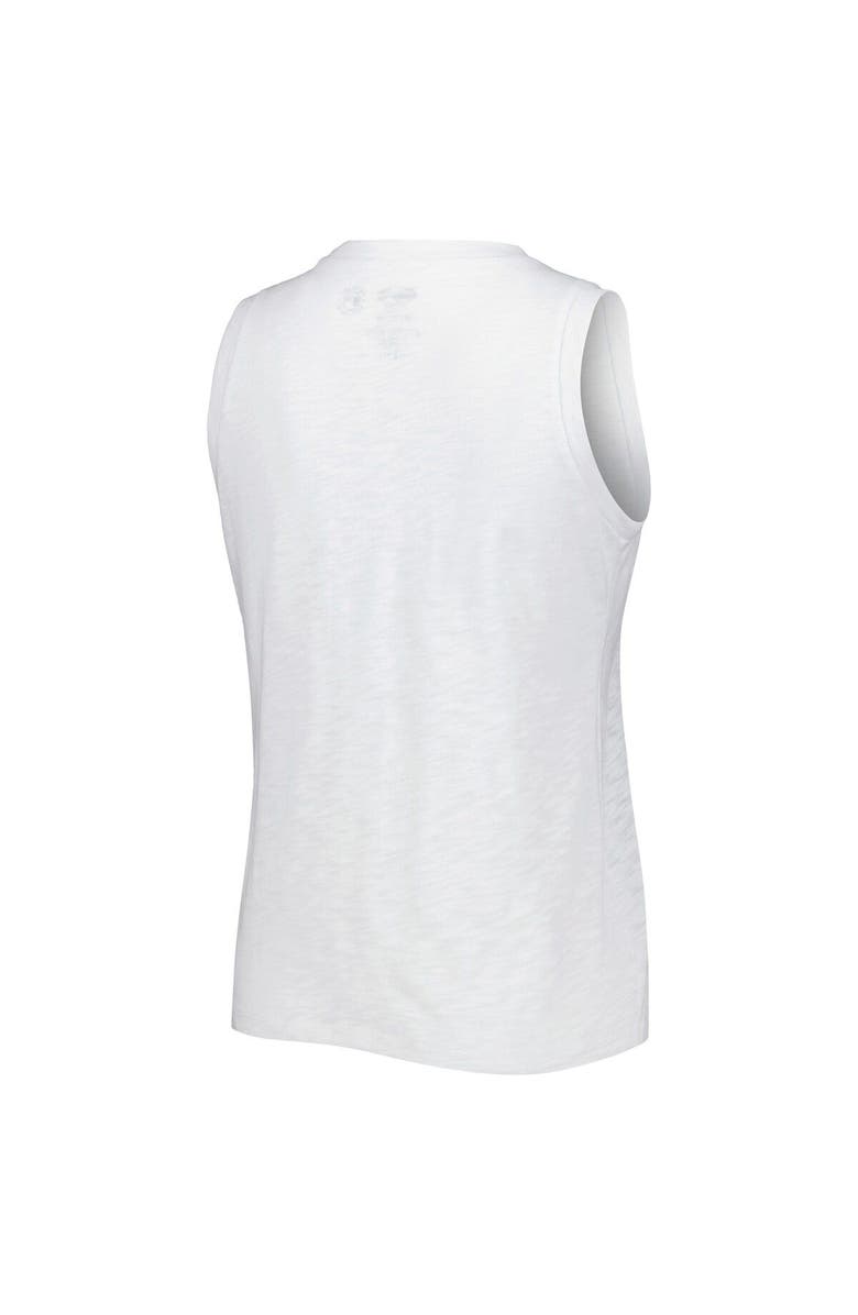 CONCEPTS SPORT Women's Concepts Sport White San Diego Padres Reel Pinstripe Tank Top & Shorts Sleep Set, Alternate, color, White