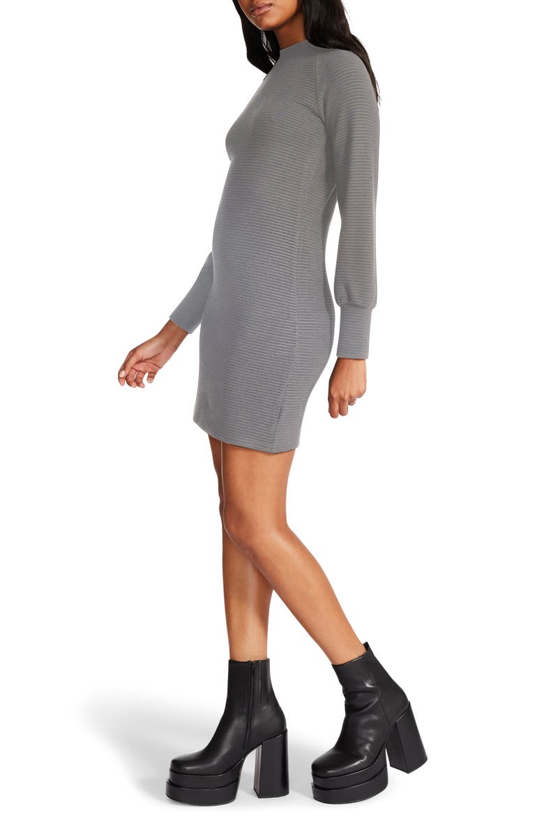 Crissy Long Sleeve Dress, Alternate, color, HEATHER GREY