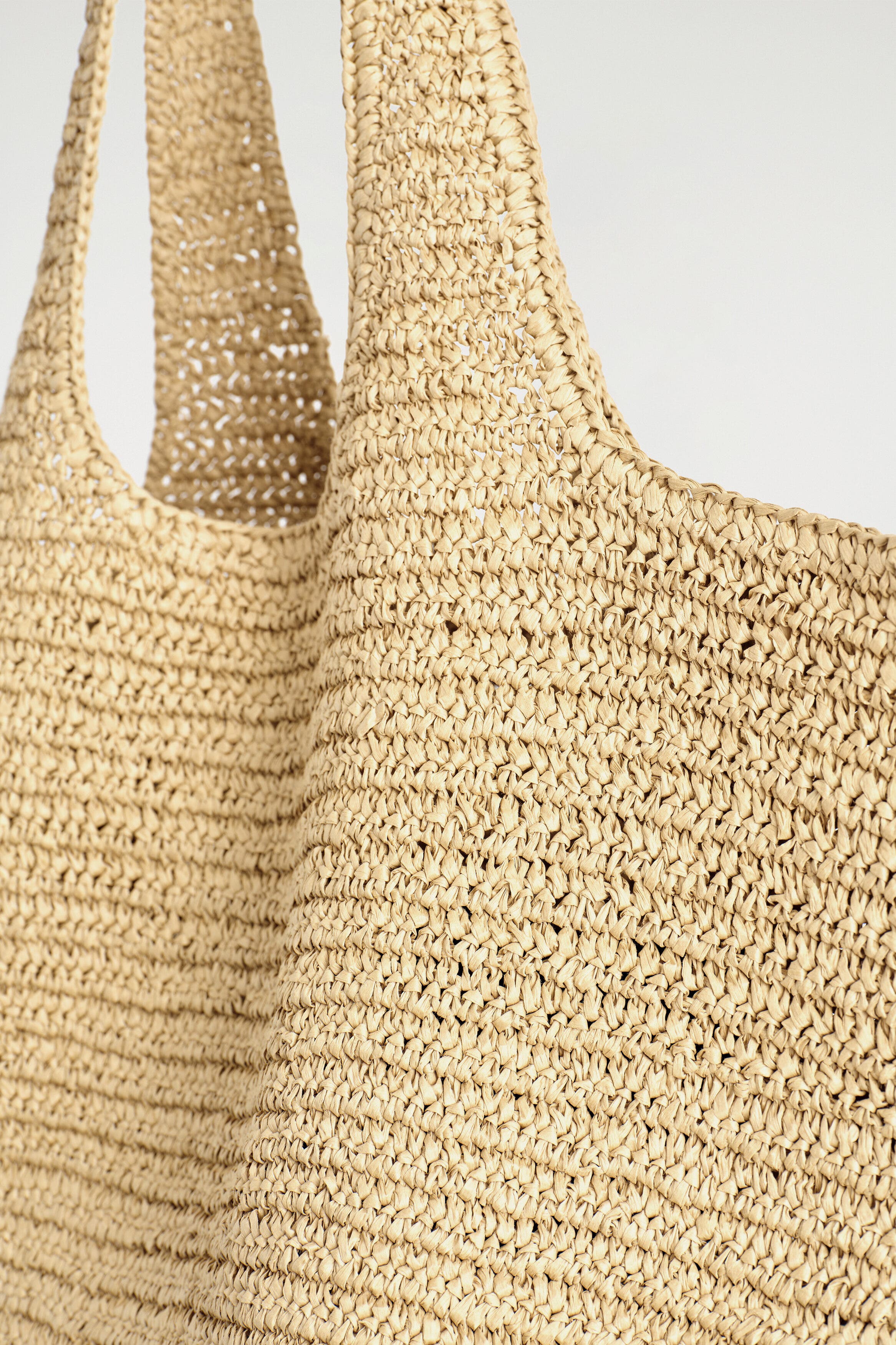 Sculpted Tote Bag - Paper, Alternate, color, BEIGE