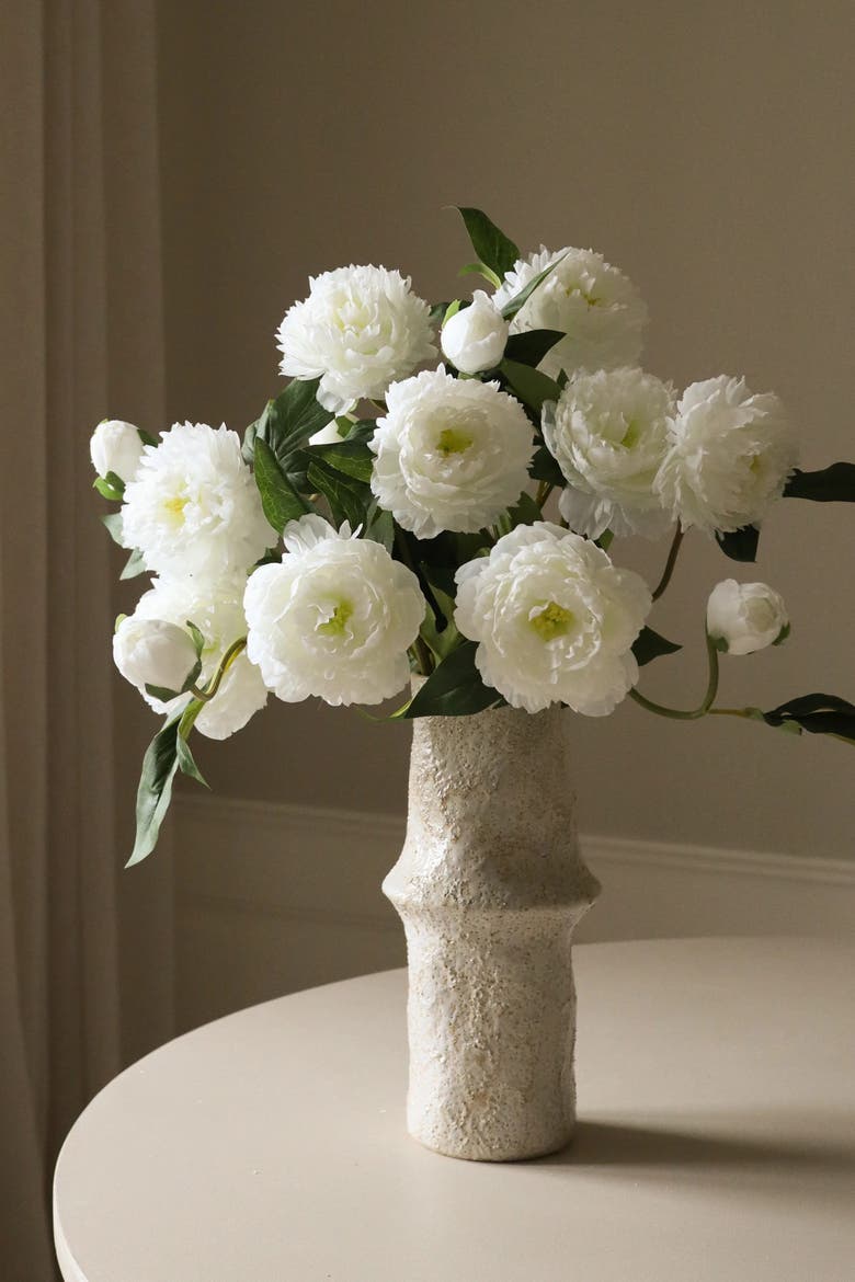 Peony Bouquet, Alternate, color, White