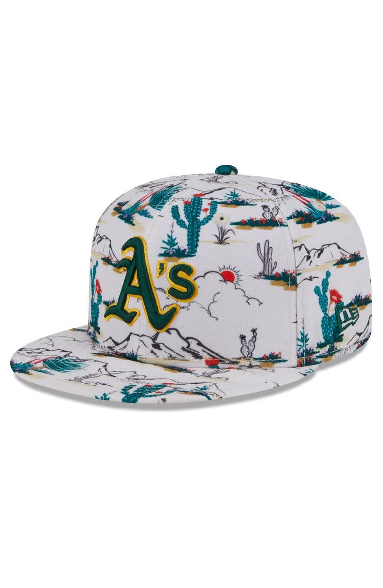 New Era Men's New Era  White Athletics 2025 Spring Training 9FIFTY Snapback Hat, Alternate, color, 