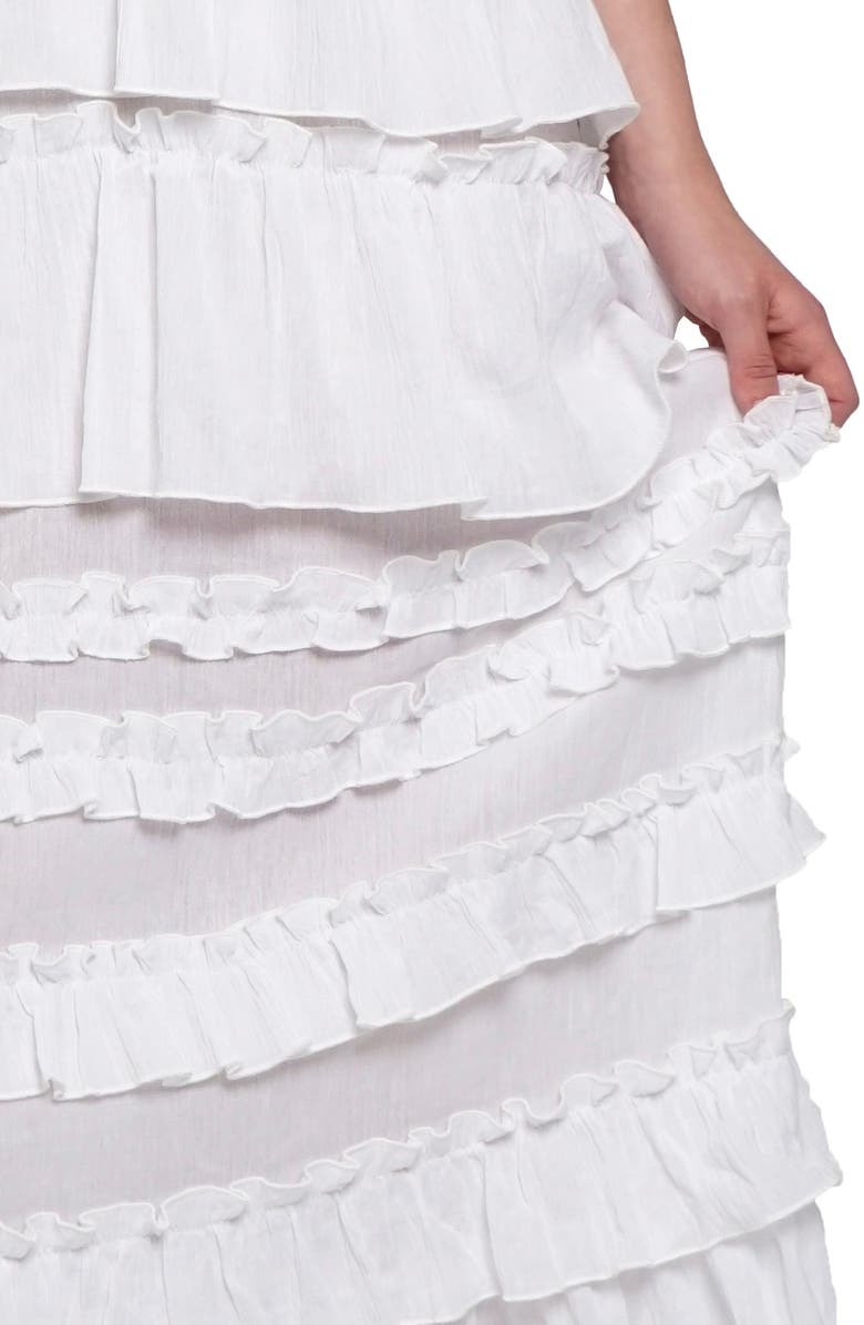 Know One Cares Tiered Ruffle Maxi Dress, Alternate, color, 