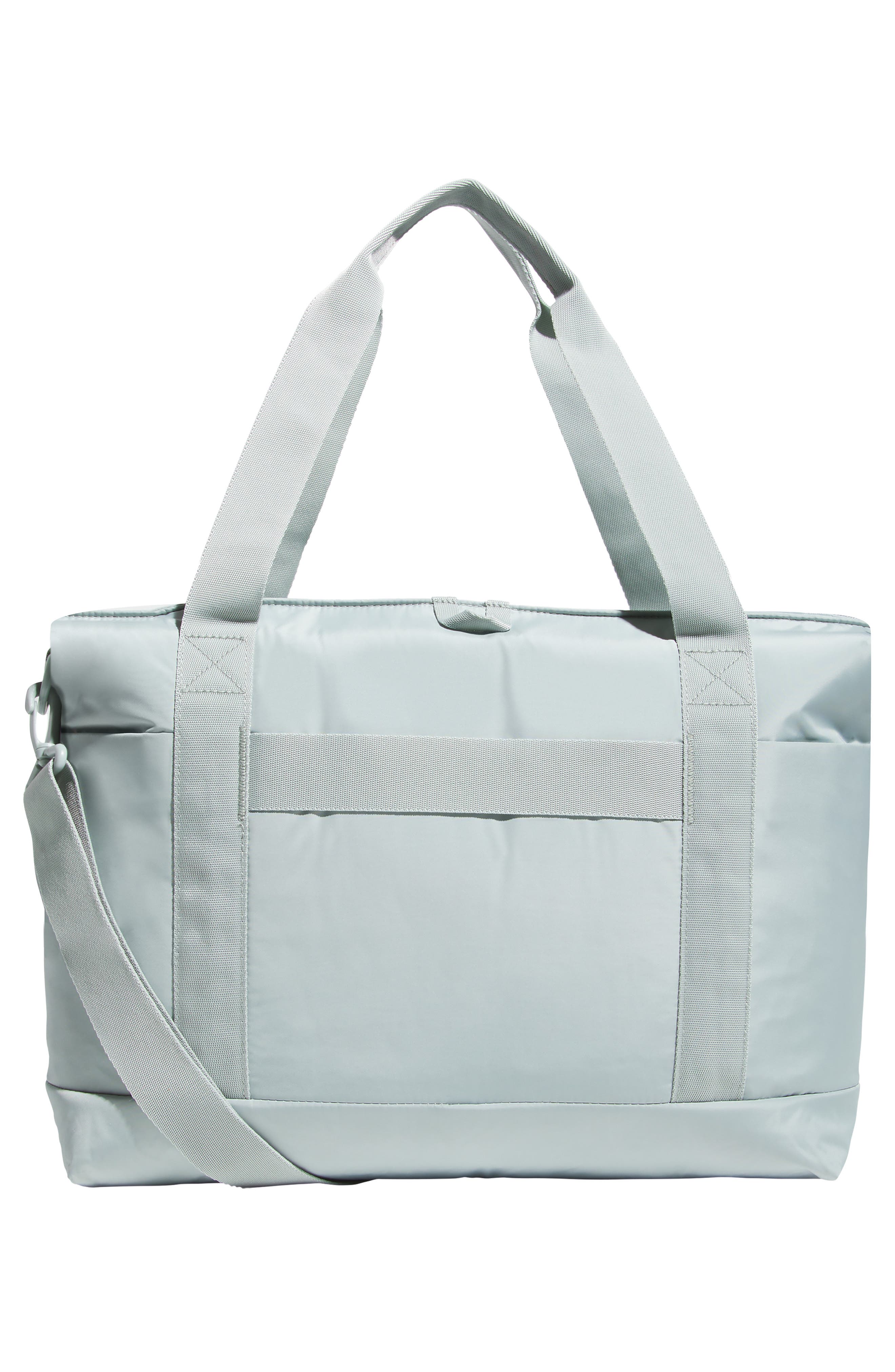 adidas All Me 3 Tote, Alternate, color, Wonder Sage Green