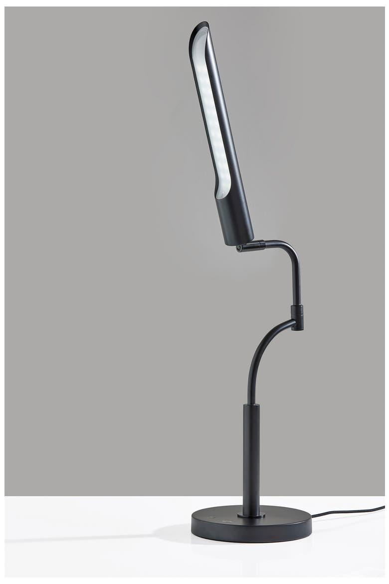Zane LED Desk Lamp, Alternate, color, BLACK