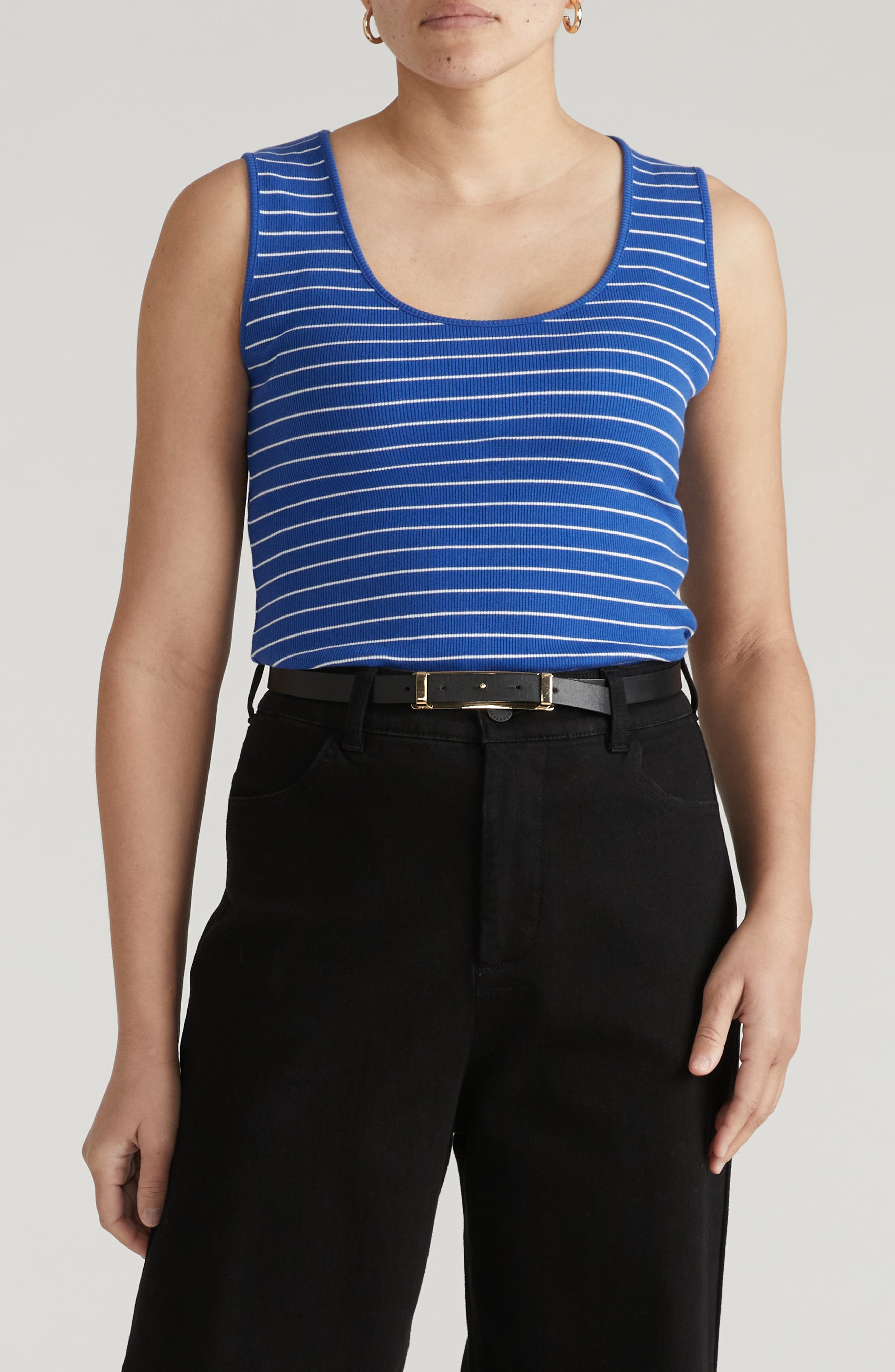 BRIGHT BLUE/ WHITE