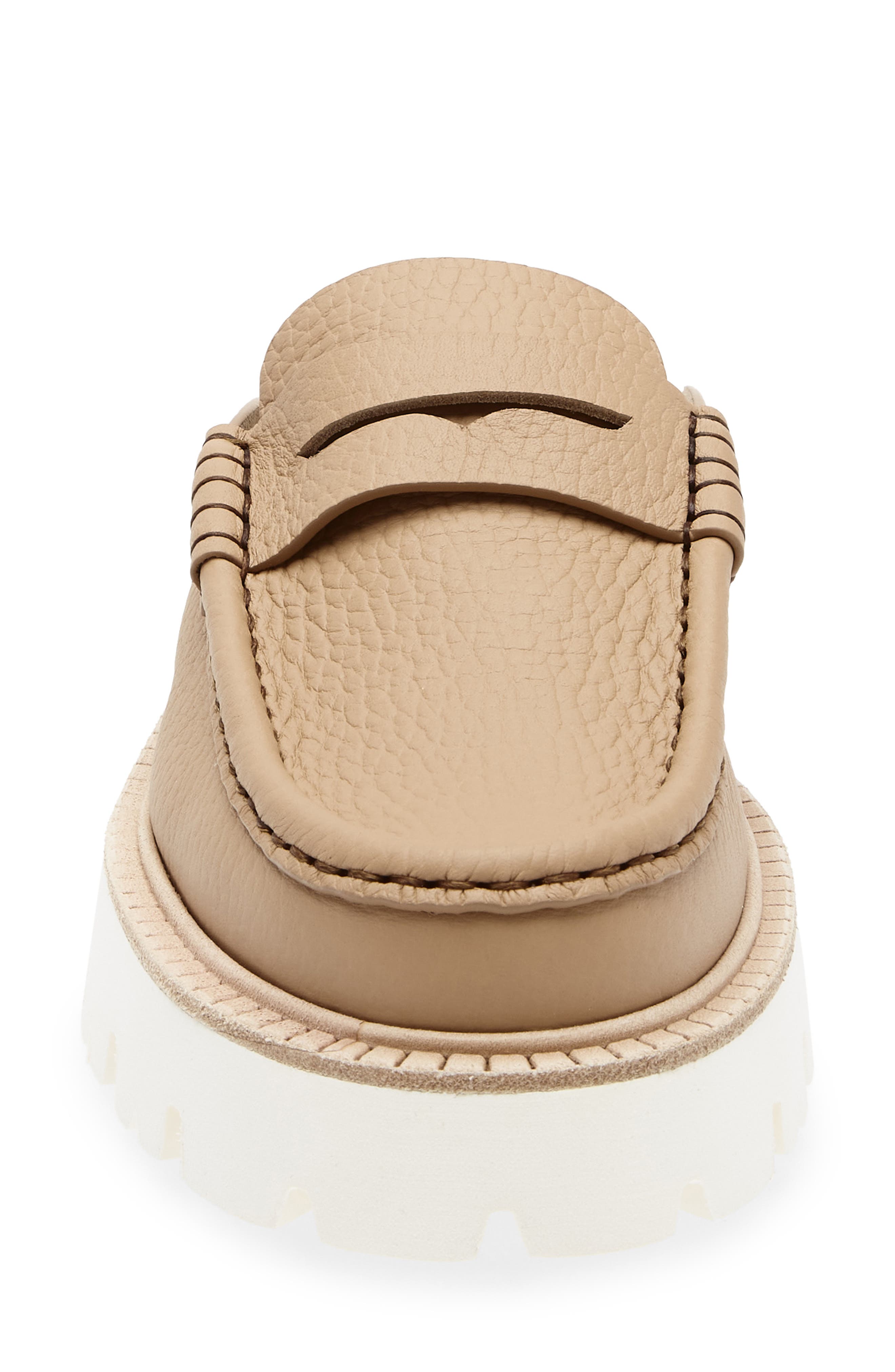Pedro Garcia Savy Loafer Mule, Alternate, color, Camel Cervo