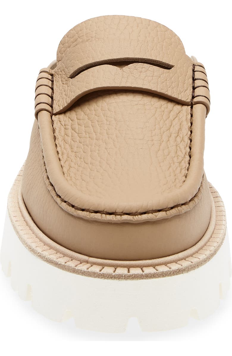 Pedro Garcia Savy Loafer Mule, Alternate, color, Camel Cervo
