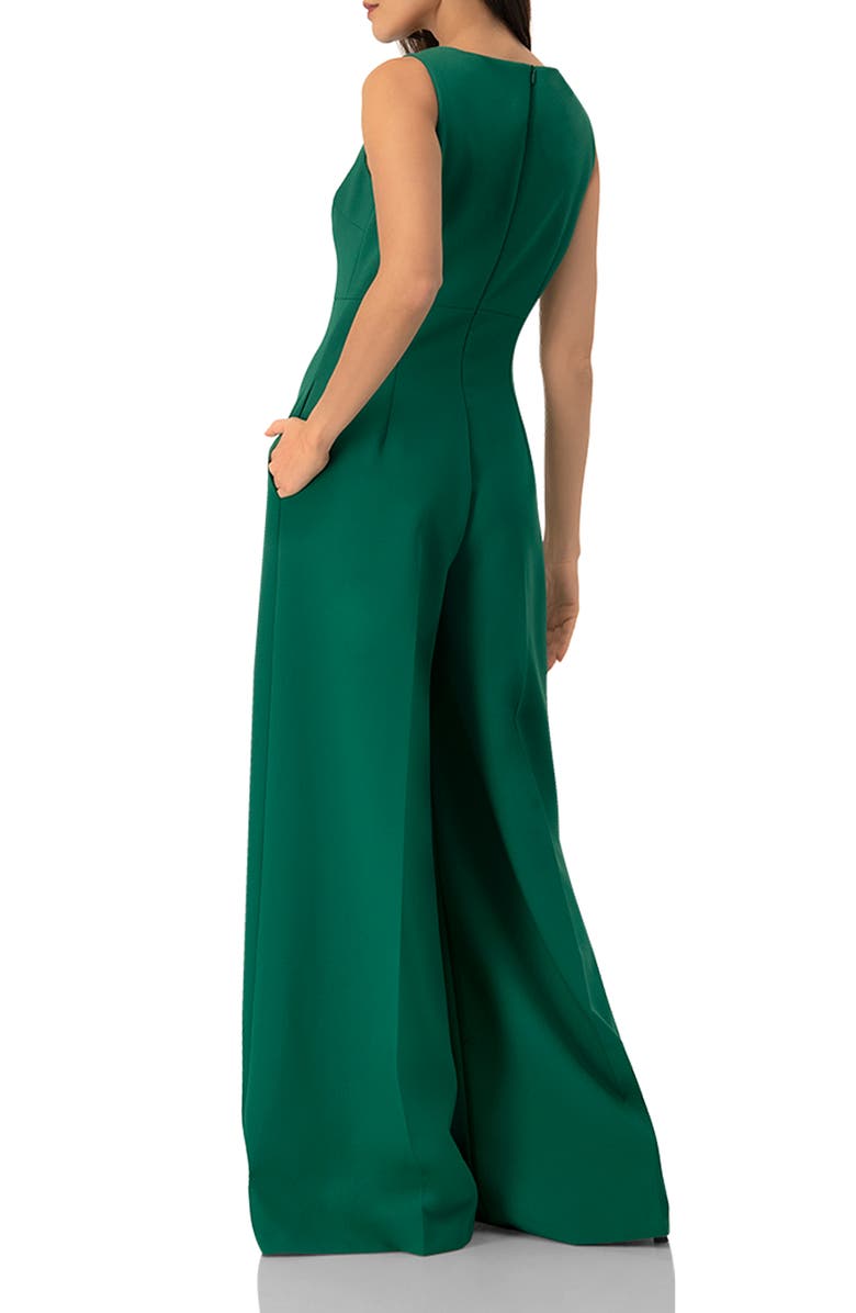 IVONNE Sleeveless Wide-Leg Jumpsuit, Alternate, color, Green