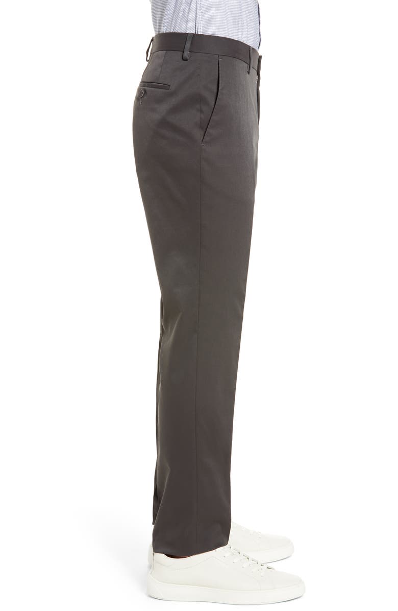 BOSS Genius Slim Fit Flat Front Dress Pants, Alternate, color,