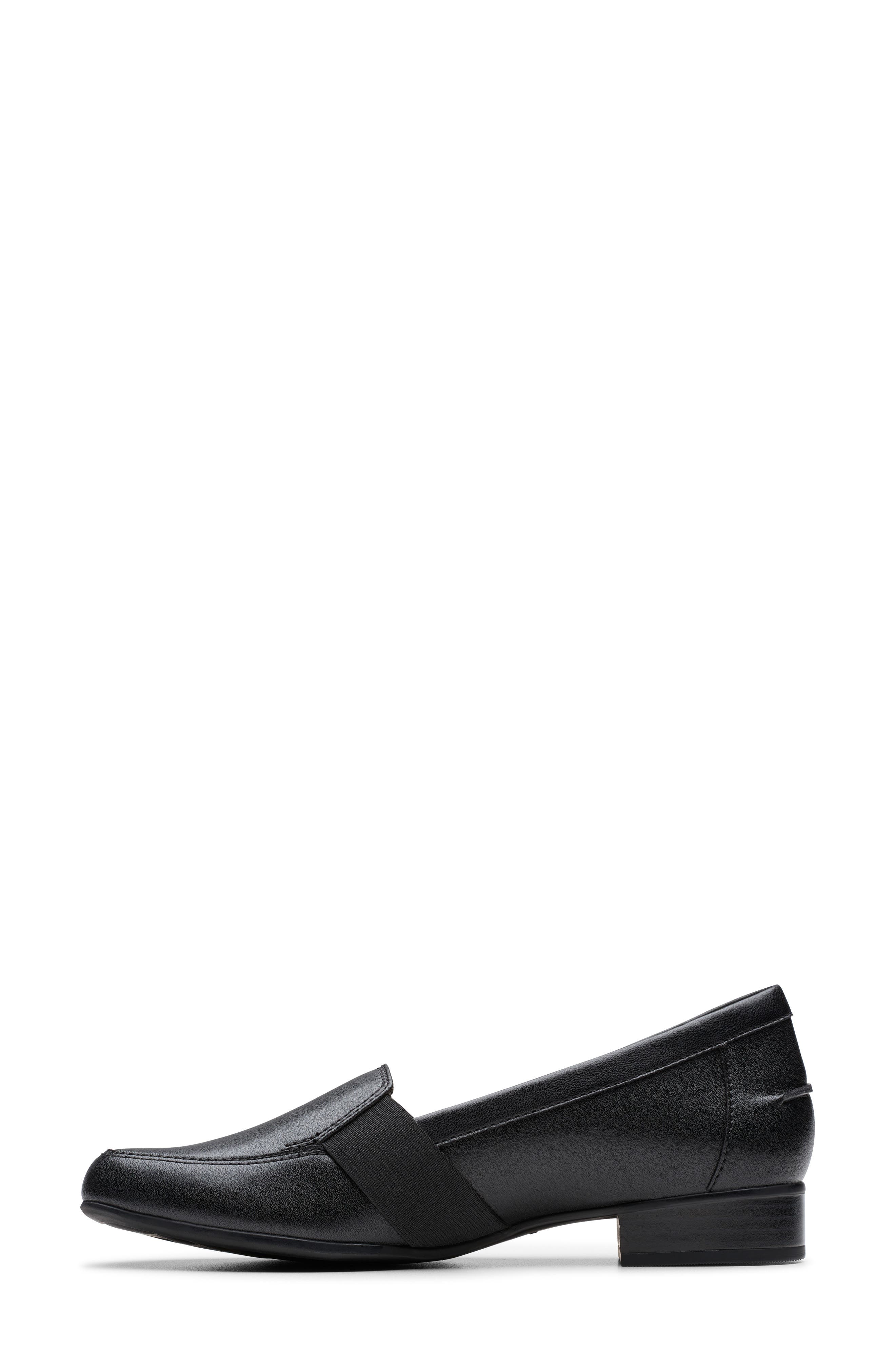 Clarks<sup>®</sup> Julilet Beat Loafer, Alternate, color, Black Leather