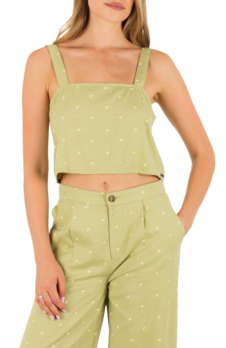 Hurley Wavy Dot Crop Tank, Main, color, 