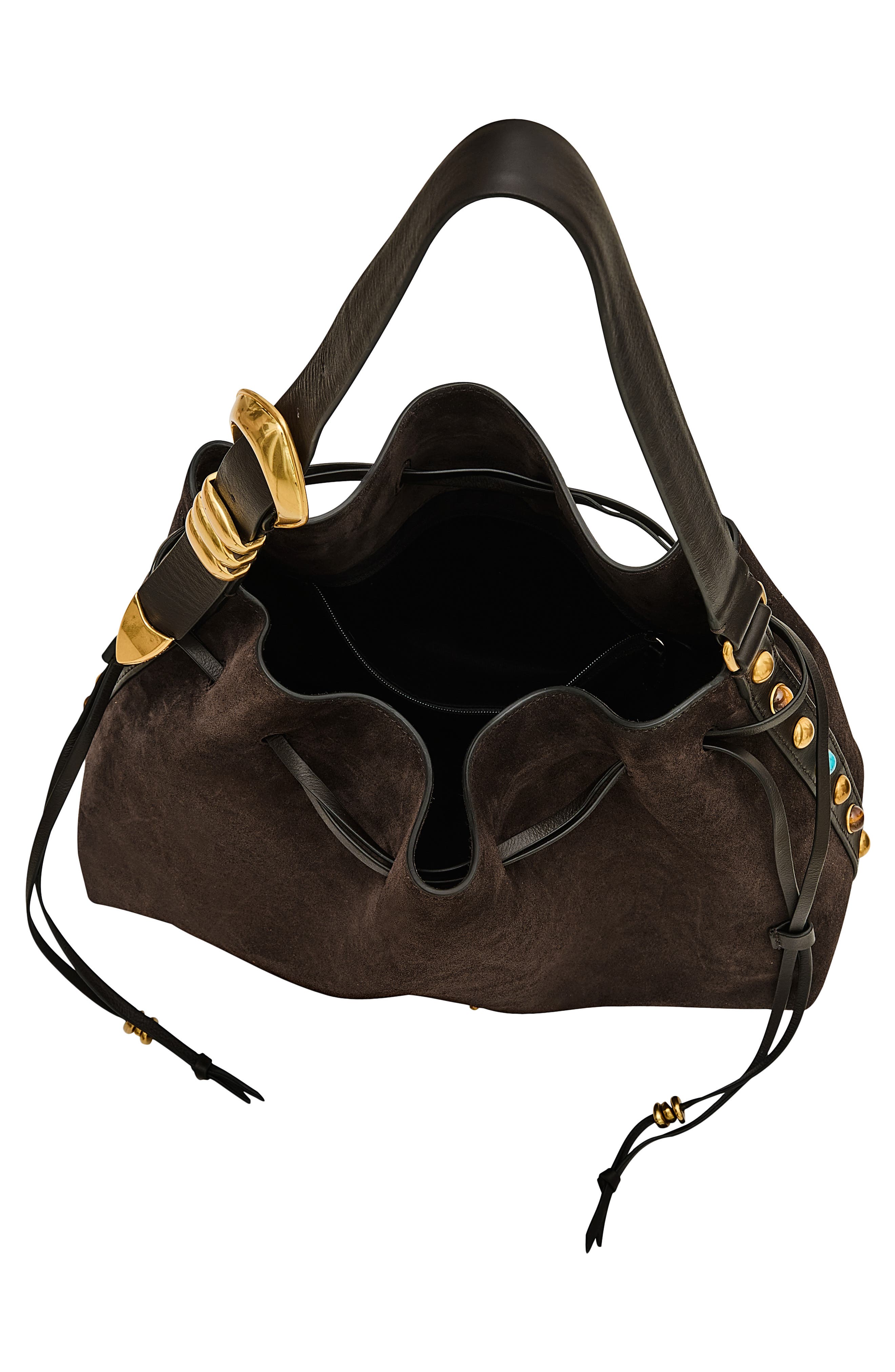 Billie Leather Shoulder Bag, Alternate, color, FONDANT