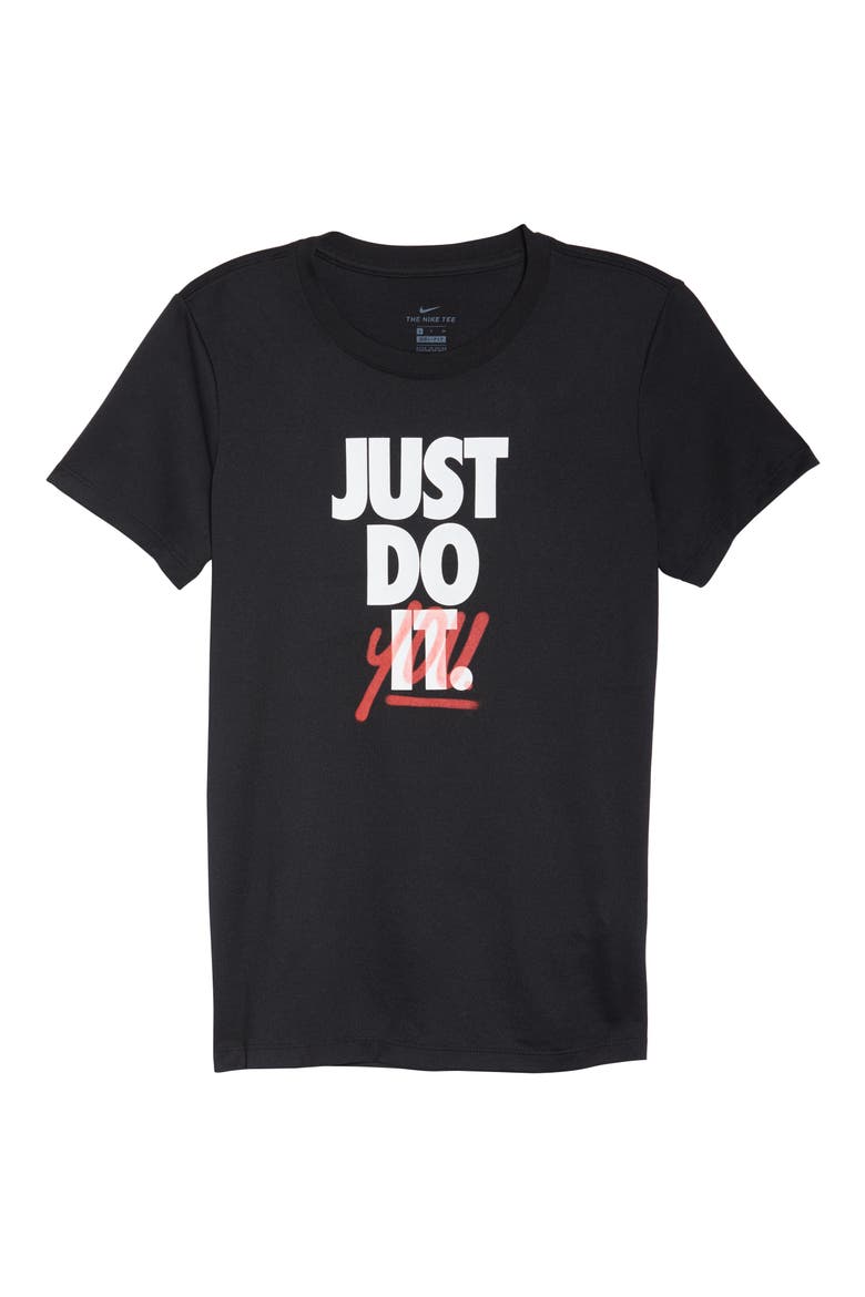 Rebel Graphic Tee, Alternate, color, BLACK/ WHITE