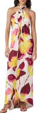 Diane von Furstenberg Tamsin Halter Maxi Dress