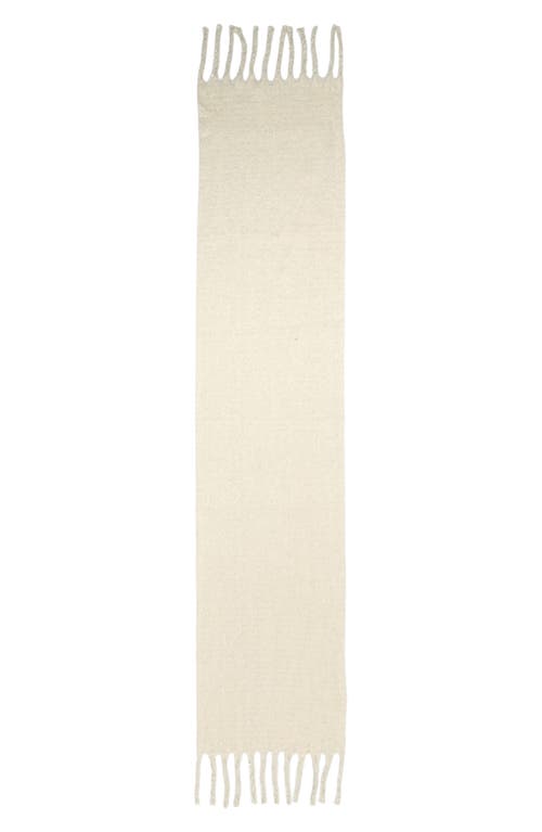 Treasure & Bond Cozy Sparkle Fringe Scarf In Neutral