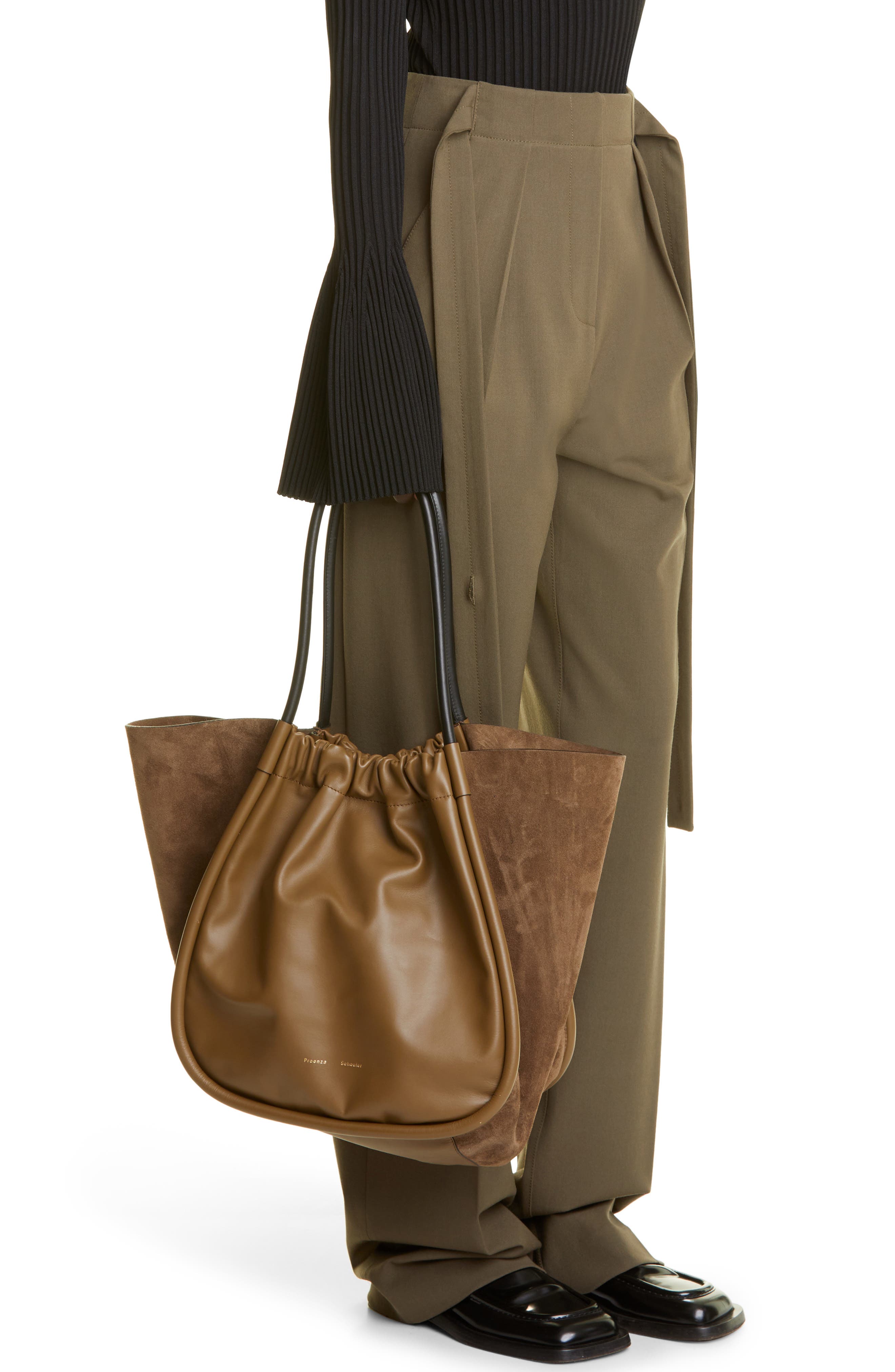 Proenza Schouler Extra Large Tie Dye Ruched Leather Tote, Alternate, color, 