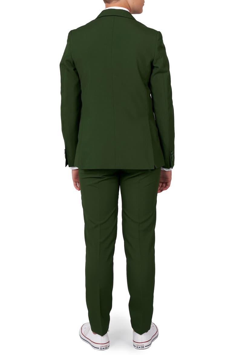 Glorious Green Two-Piece Suit with Tie, Alternate, color, GREEN