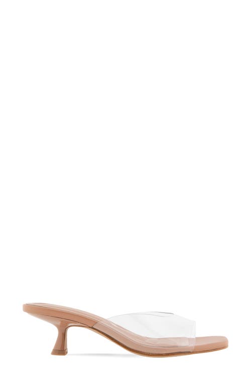 Bcbg Inika 2 Slide Sandal In Clear/tan