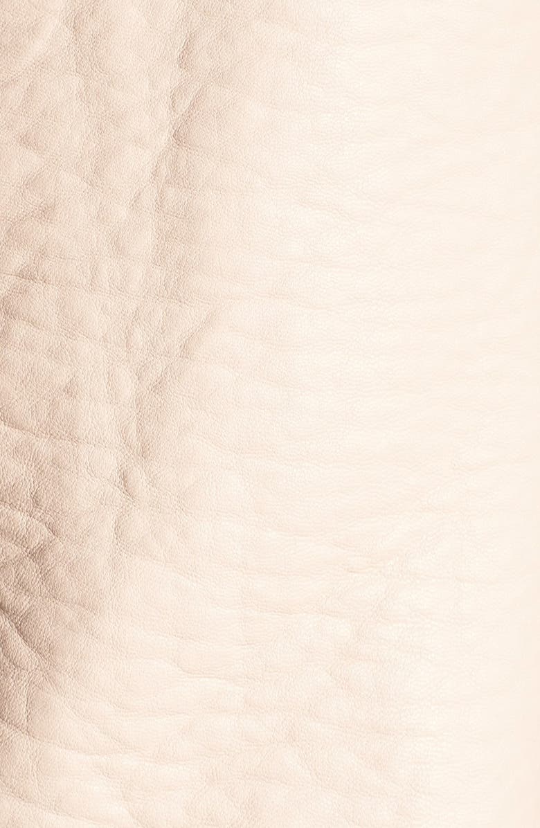 BLANKNYC Faux Leather Open Front Jacket, Alternate, color, 