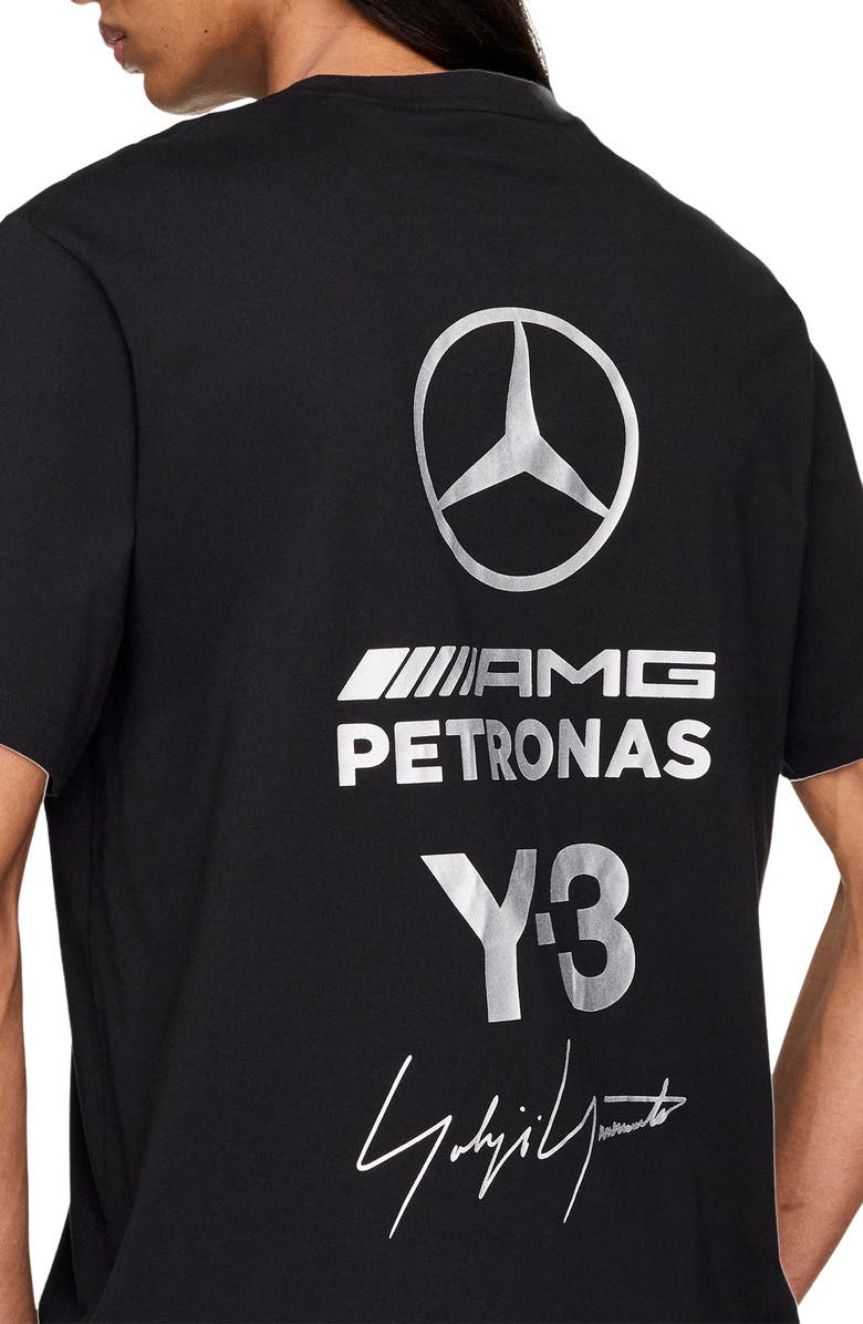 Y-3 F1 Logo Cotton Graphic T-Shirt, Alternate, color, 