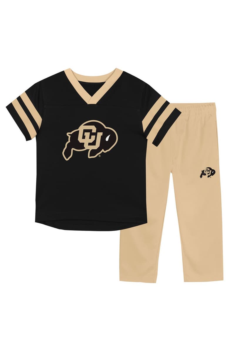 Outerstuff Infant Colorado Buffaloes Two-Piece Red Zone Jersey & Pants Set, Main, color, Black