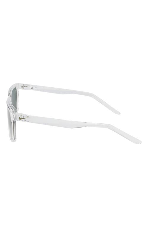 Nike Embar 56mm Polarized Square Sunglasses In Green