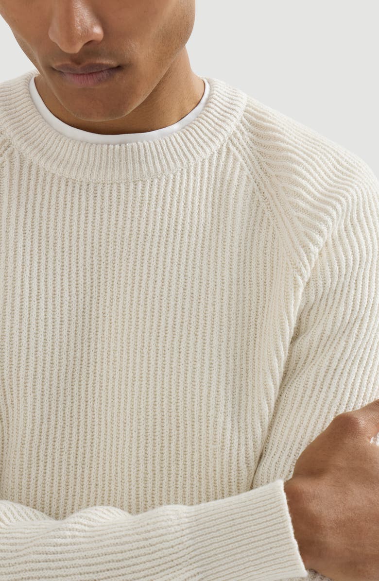 Brunello Cucinelli English Rib knit sweater, Alternate, color, Panama