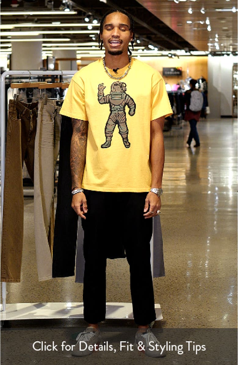 Astronaut Cotton Graphic T-Shirt, sales video thumbnail