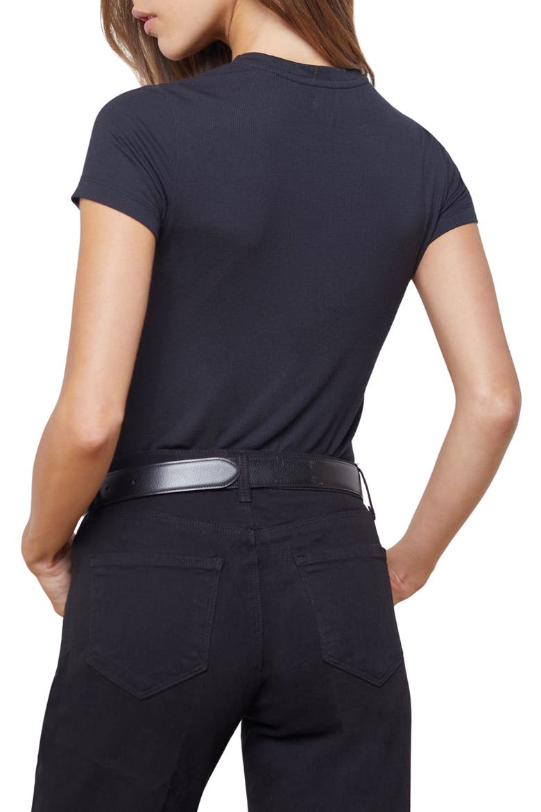 Ressi Crewneck Short Sleeve T-Shirt, Alternate, color, BLACK