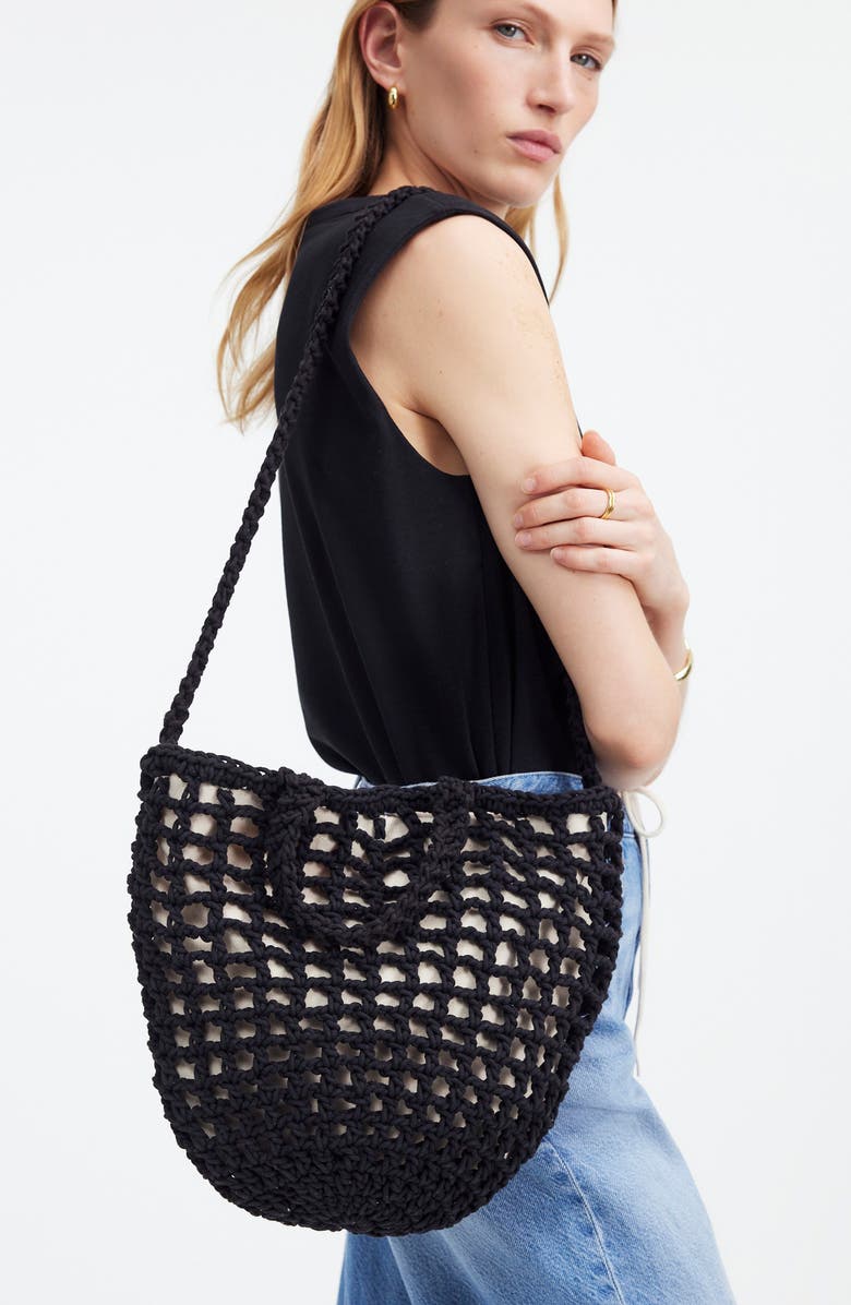 Madewell The Crocheted Shoulder Bag, Alternate, color,