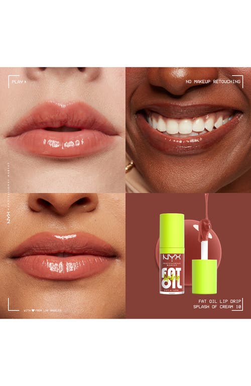 Nyx Professional Makeup Fat Oil Lip Drip In Splash Of Cream