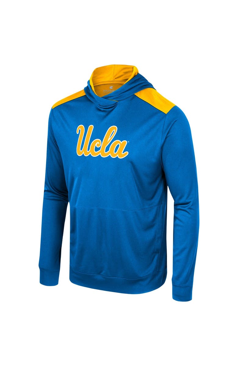 COLOSSEUM Men's Colosseum Blue UCLA Bruins Warm Up Long Sleeve Hoodie T-Shirt, Alternate, color, Blue