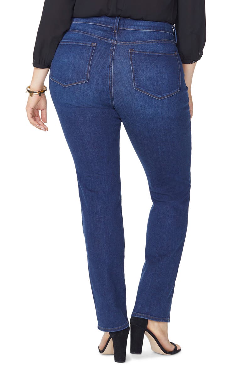 Marilyn High Rise Straight Leg Jeans, Alternate, color, COOPER