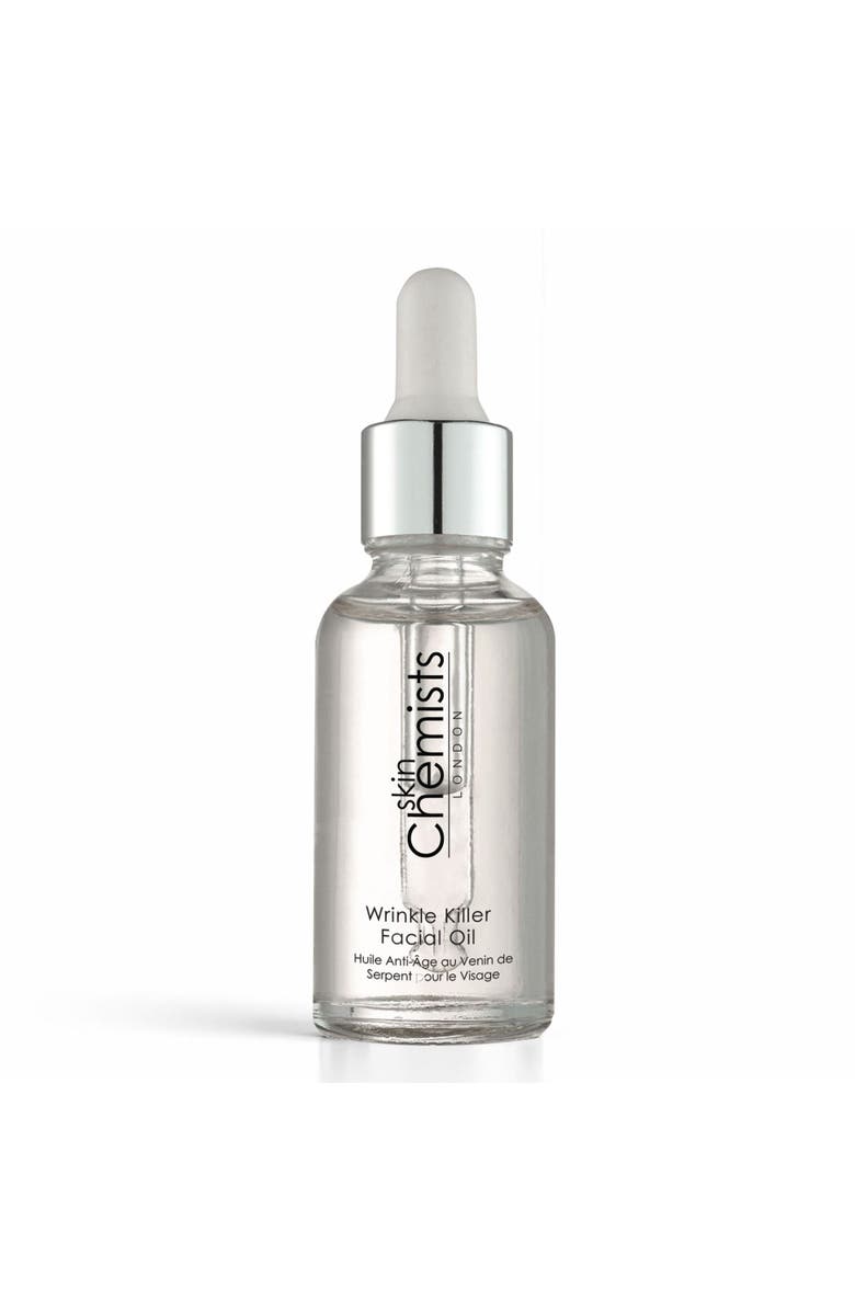 SKINCHEMISTS Wrinkle Killer Facial Oil 30ml for Loss of Firmness, Fine Lines & Wrinkles, Main, color, White