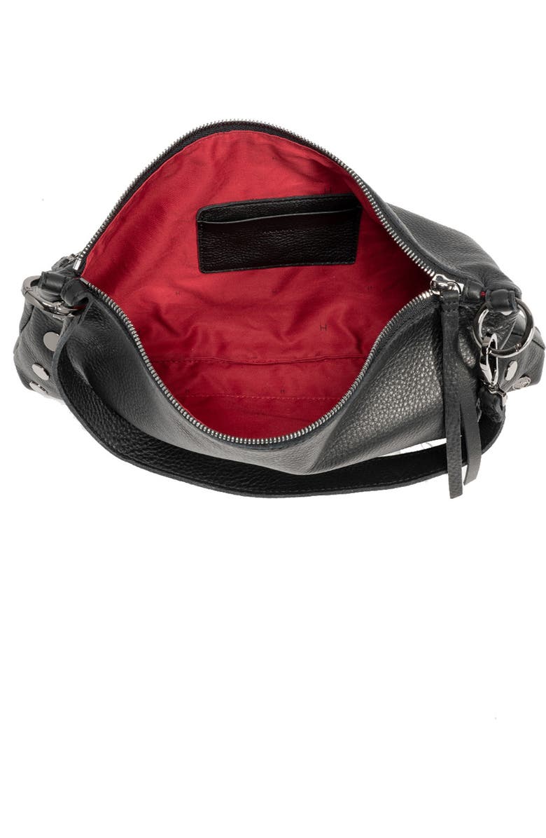 HAMMITT Kyle Medium Shoulder Bag, Alternate, color, Black/ Gunmetal