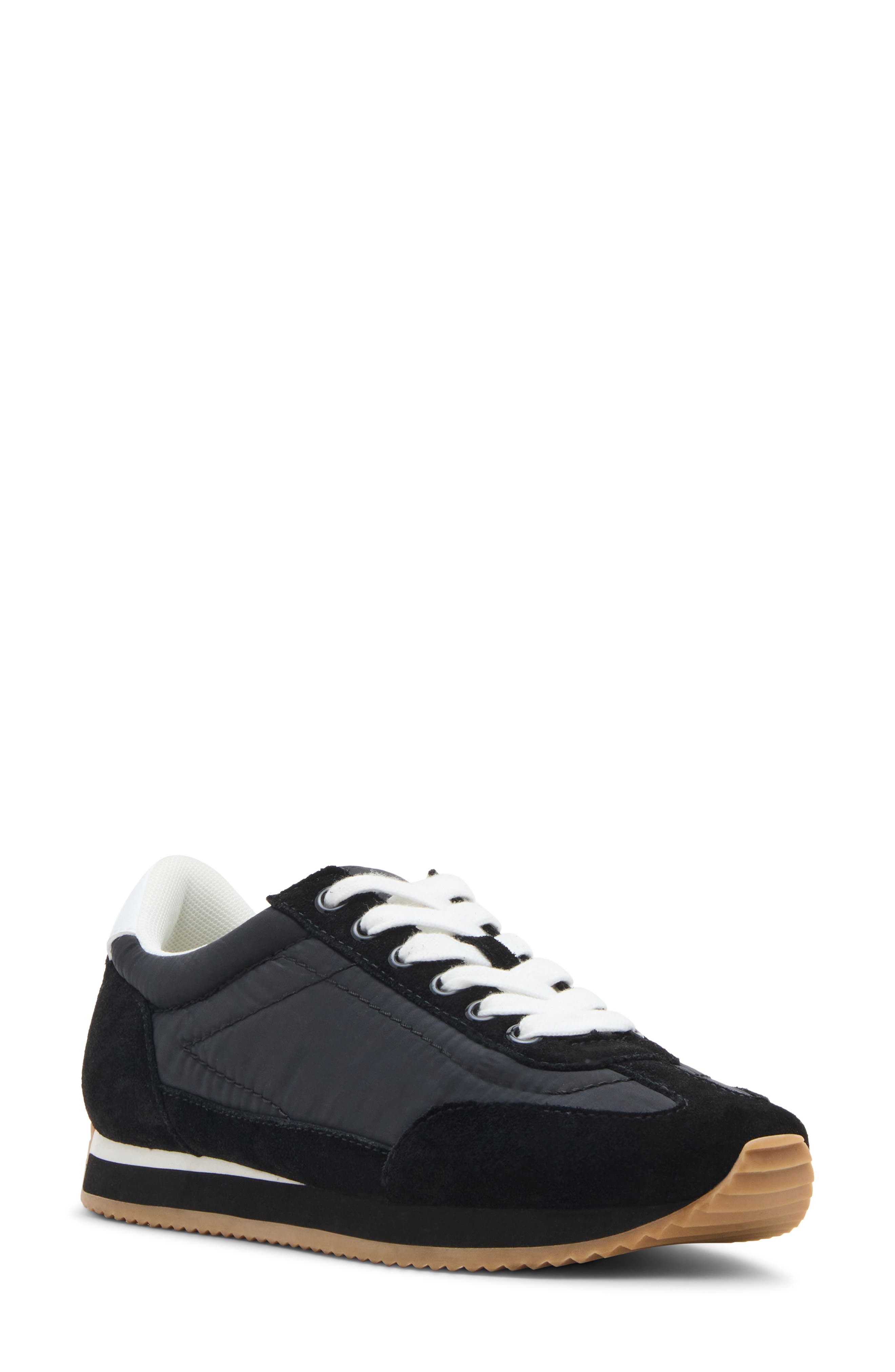 Blondo Ersula Low Profile Waterproof Sneaker, Main, color, Black Nylon