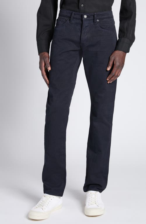 Tom Ford Clean Compact Twill Slim Fit Pants In Navy