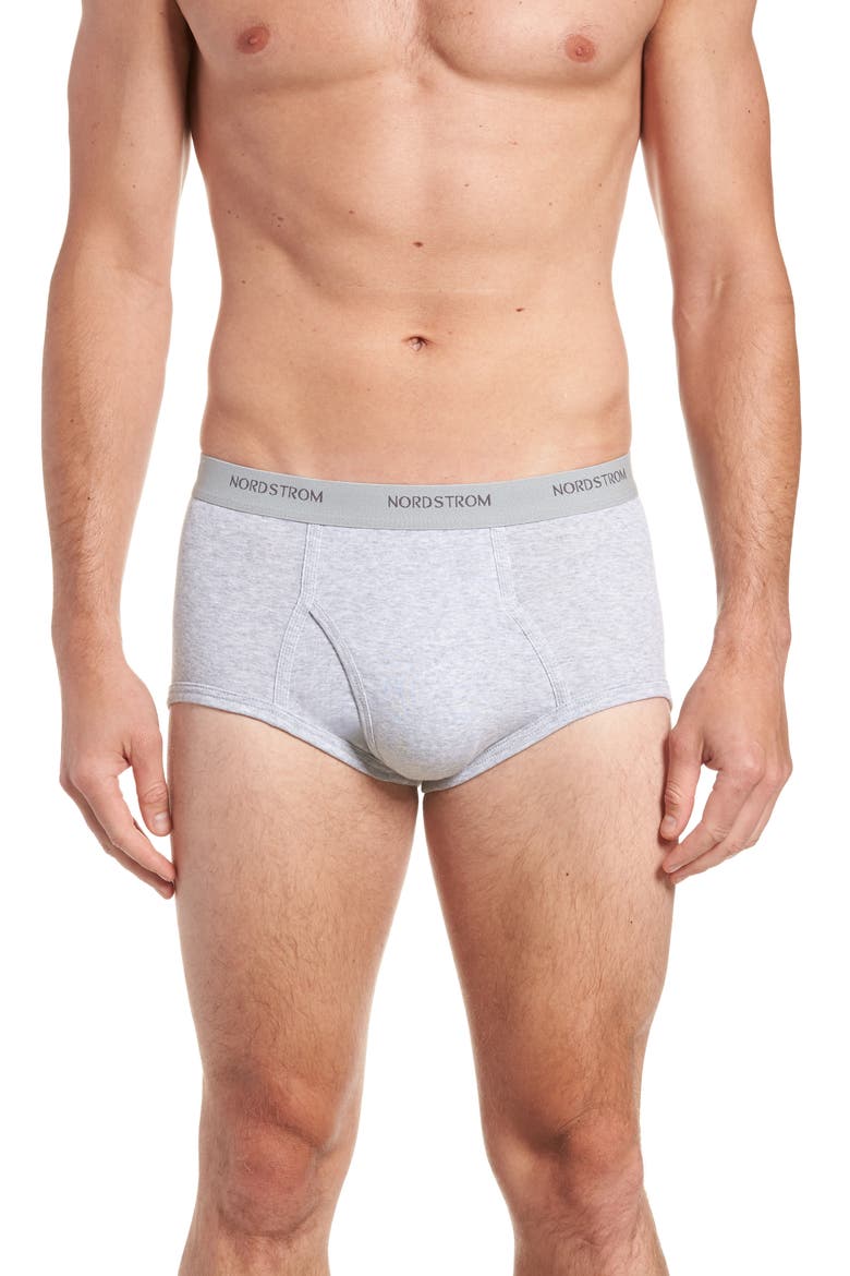 4-Pack Supima® Cotton Briefs, Alternate, color, BLACK/ NAVY/ GREY