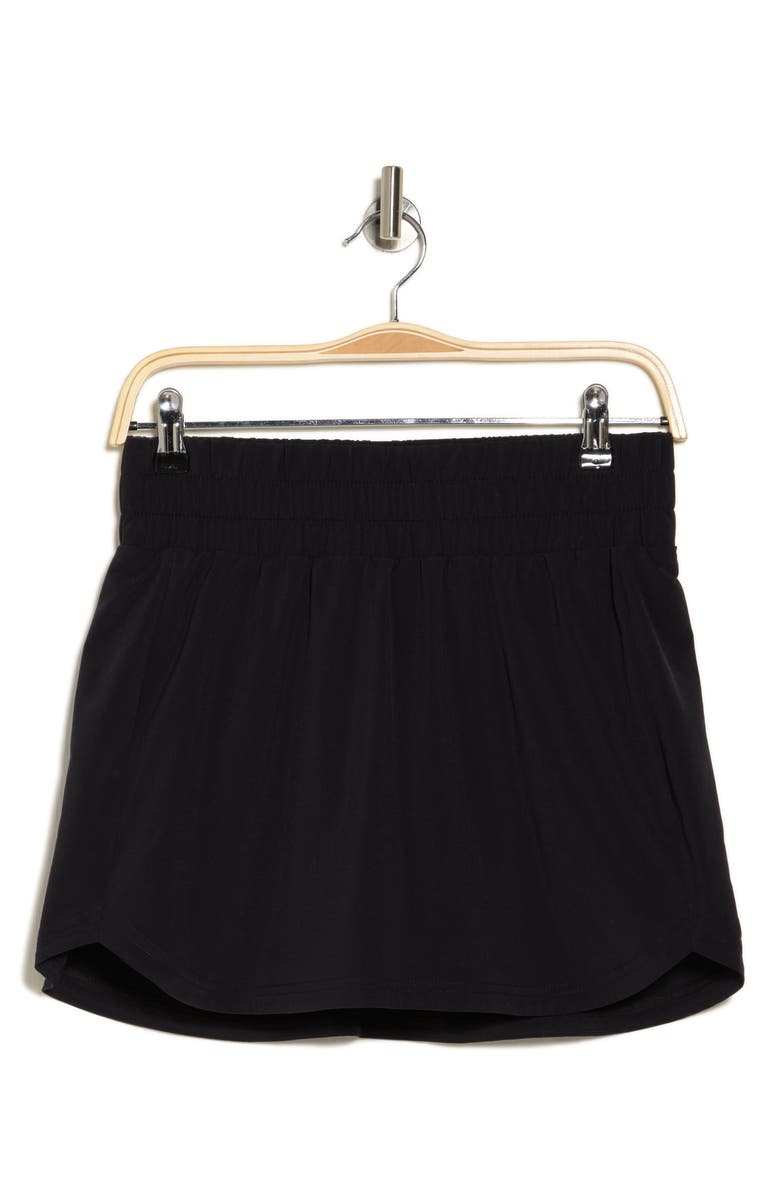 Z by Zella Interval High Waist Skirt, Alternate, color, Black