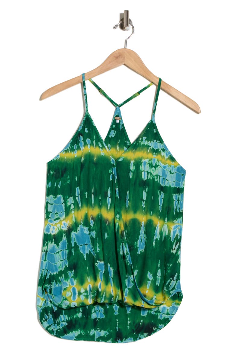 Florence Tie Dye Tank, Main, color, ISLAND GREEN CUBA WASH