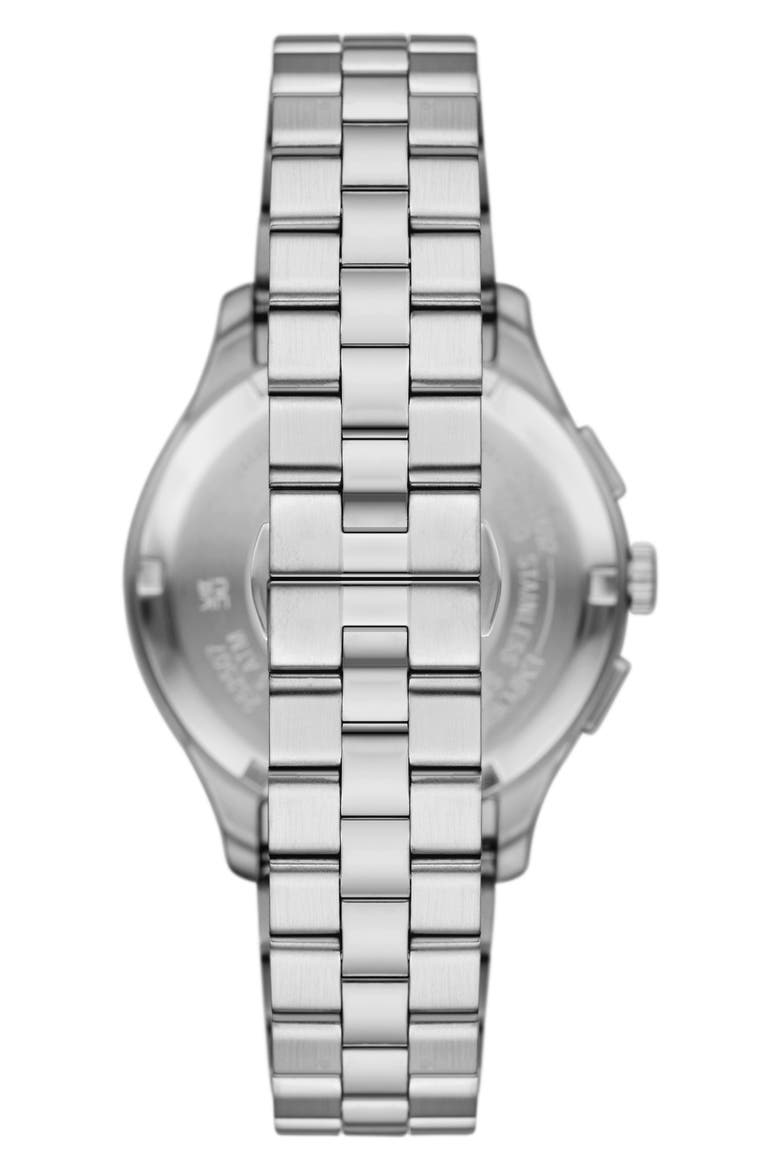 Chronograph Bracelet Watch, 42mm, Alternate, color, SILVER/ BLACK DIAL