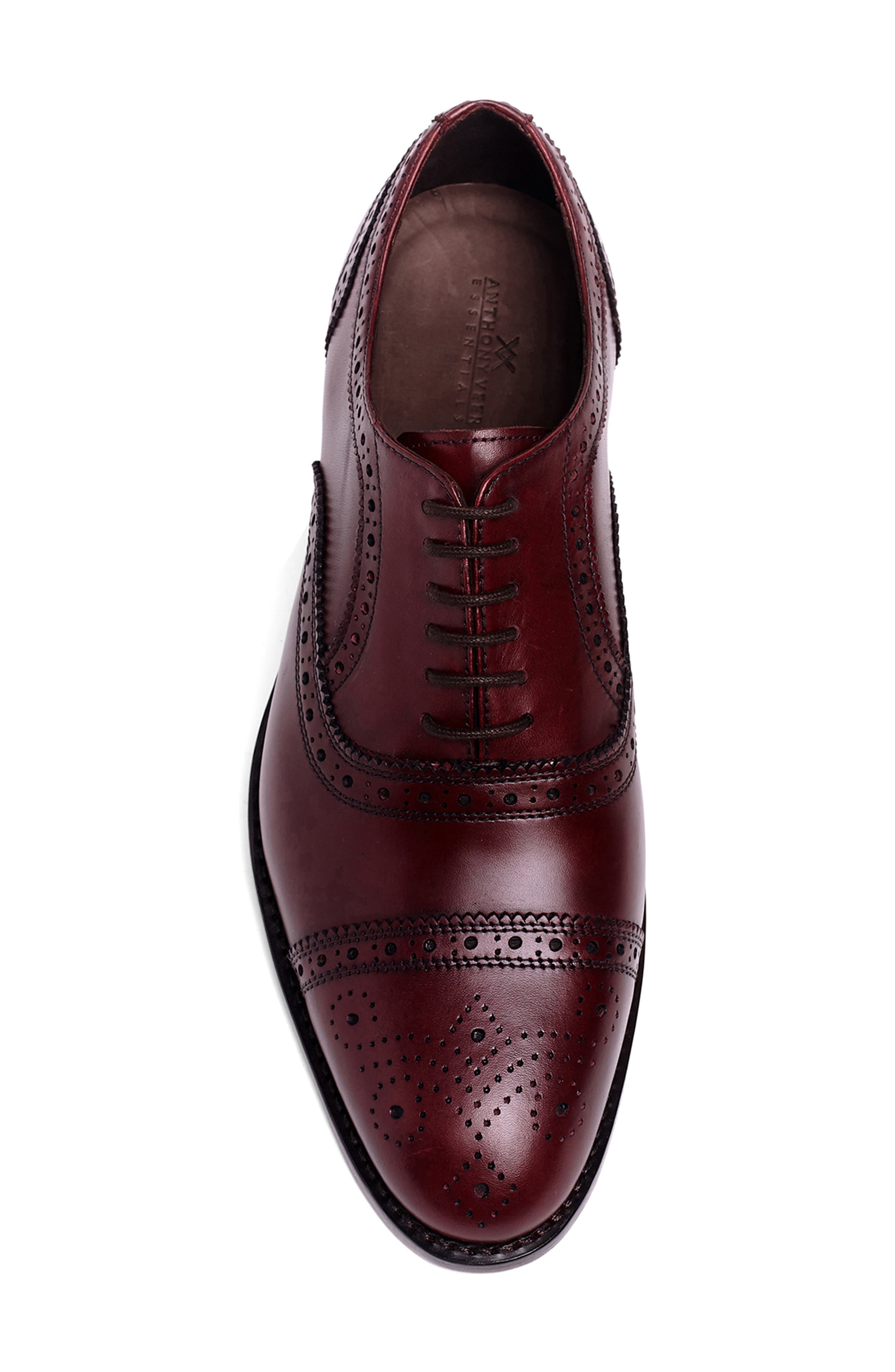 Anthony Veer Ford Brogue Oxford, Alternate, color, Dark Red